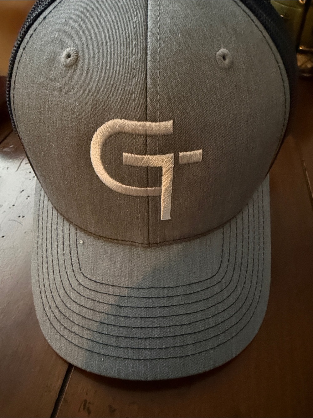 Gray GT Logo Men's Performance Cap